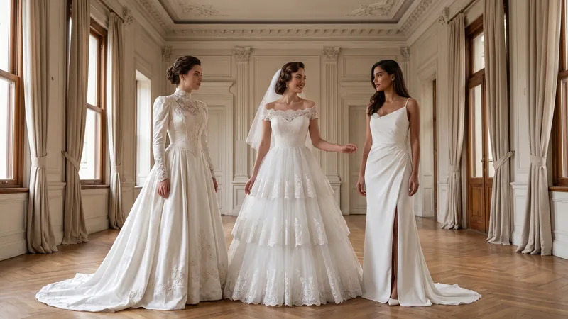 Gelinliğin tarihi: beyaz gelinlikten küresel bridal modaya