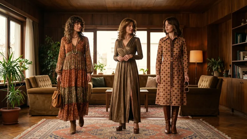 1970’ler modası: bohem maxi, disko ışıltısı ve polyester çağı
