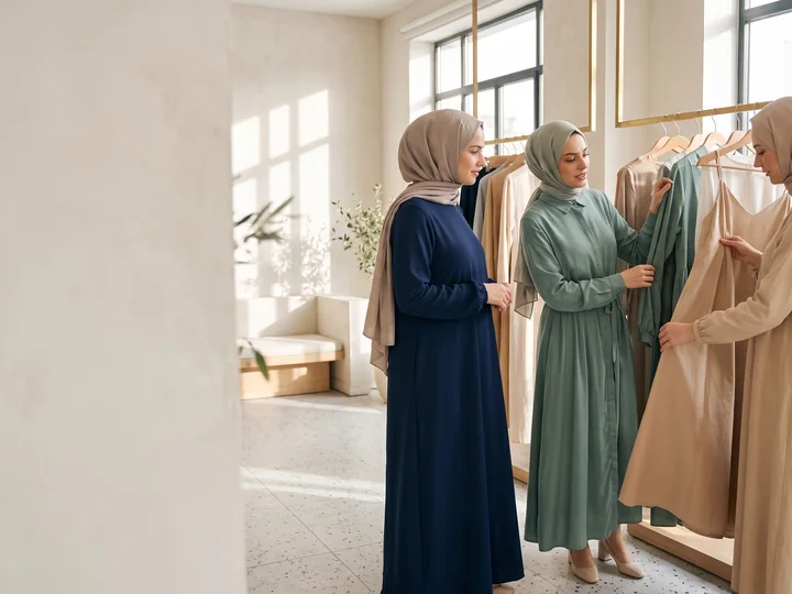Tesettür giyimde elbise seçimi